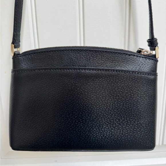 Kate Spade New York Jeanne Black Leather CrOne Sizesbody Bag. 9.5 by 6 by 3 - Picture 6 of 14